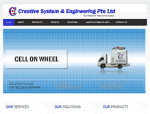 Tablet Screenshot of creativesystem.com.sg